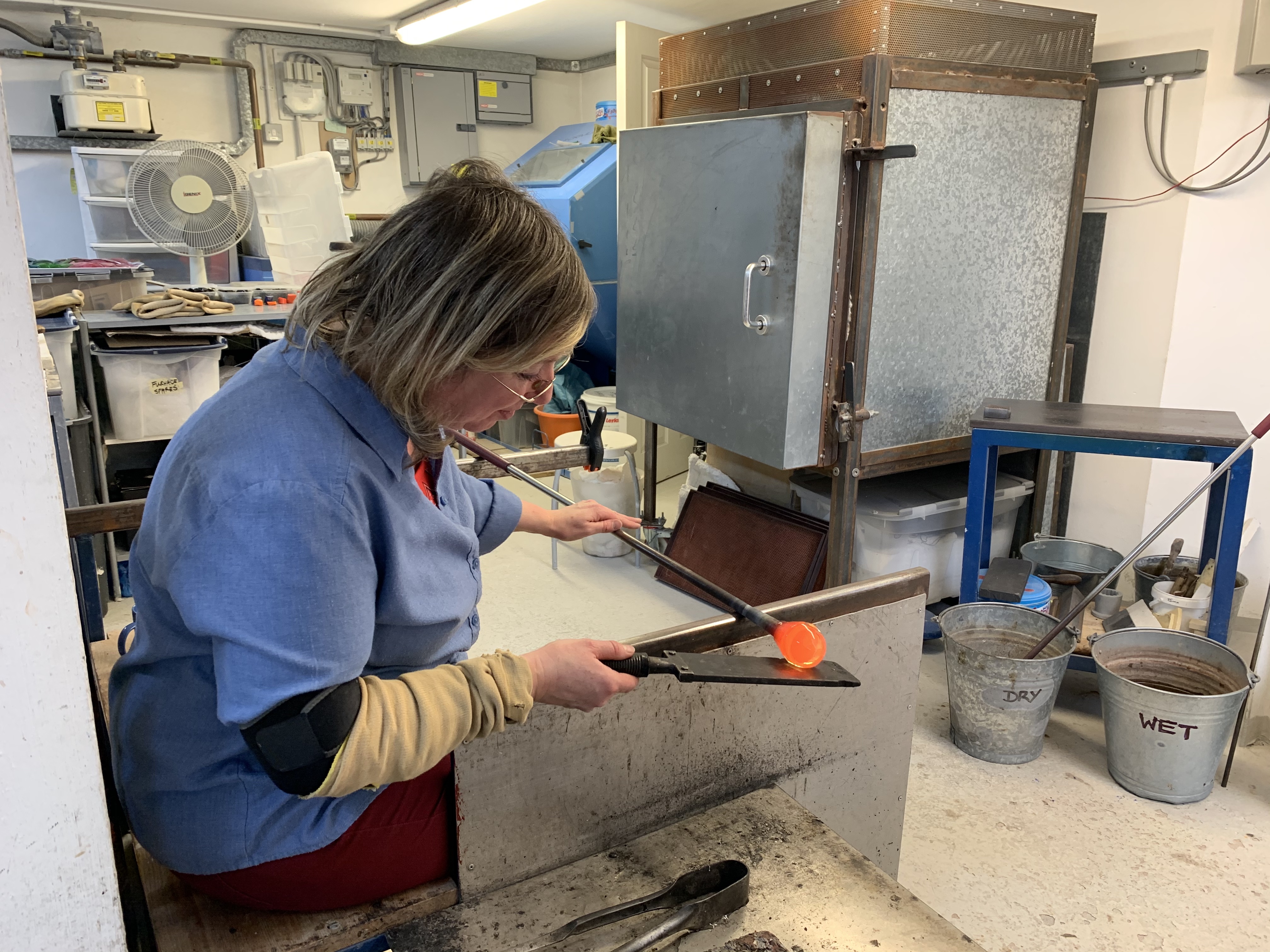 Glass Maker Shaping glass