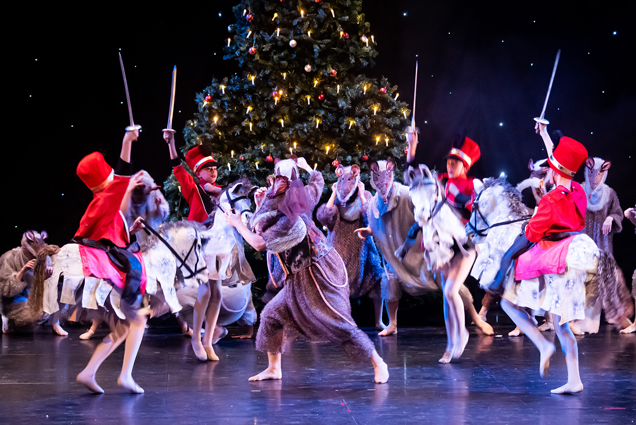 Ballet dancers in the Nutcracker Ballet 