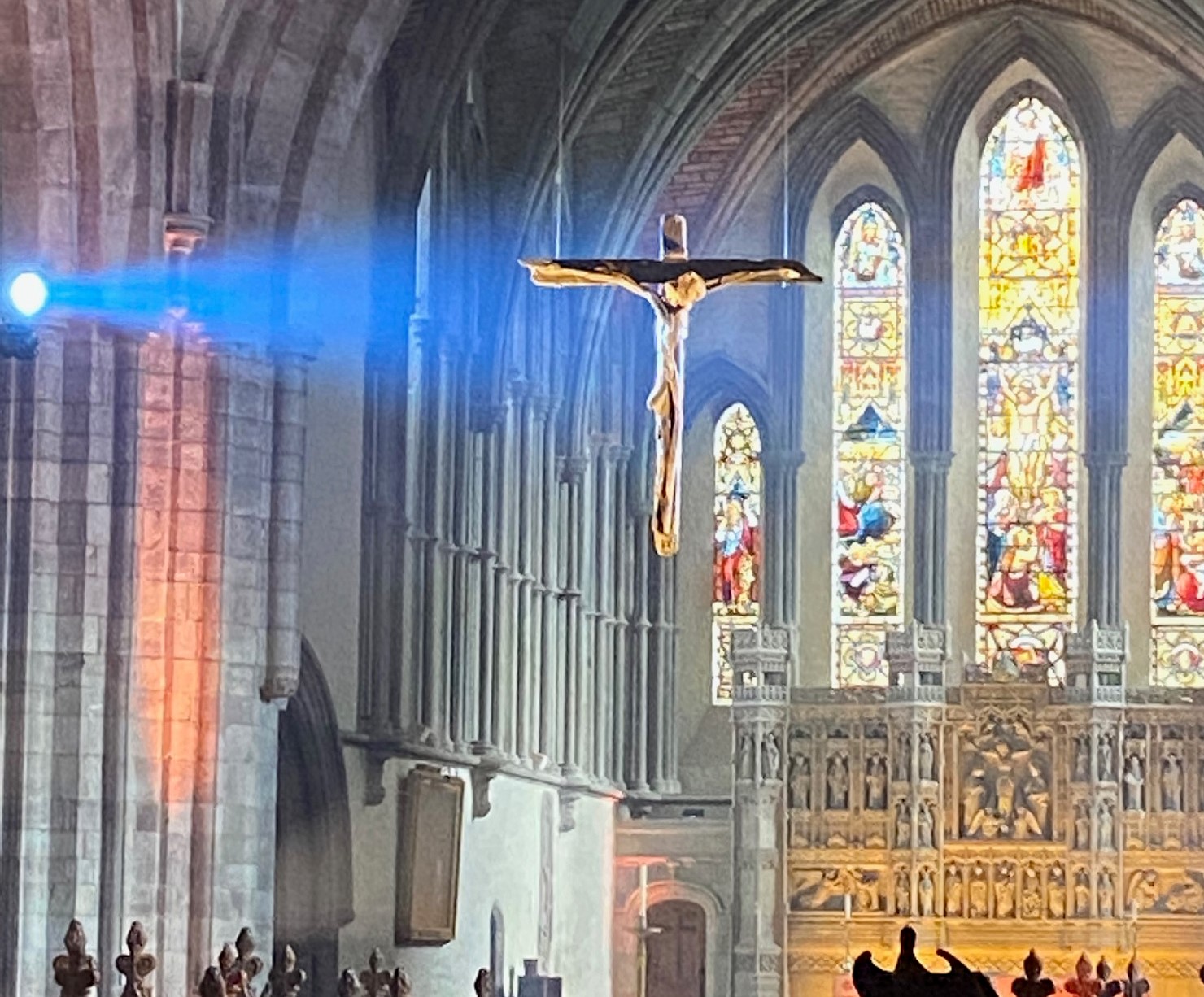 The Metropolitan Opera production in Brecon Cathedral in Wales