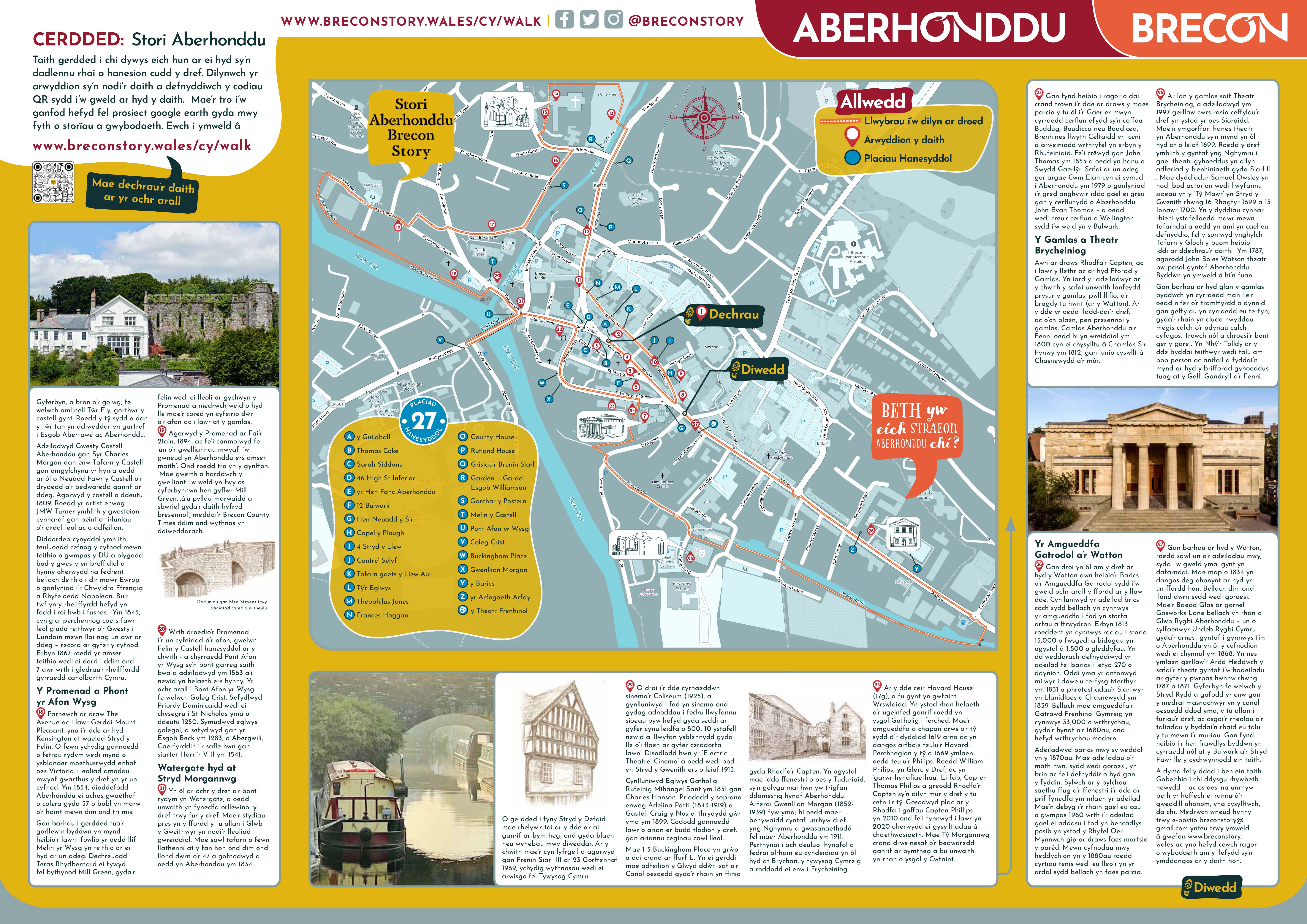 Walk: The Brecon Story heritage walk 
