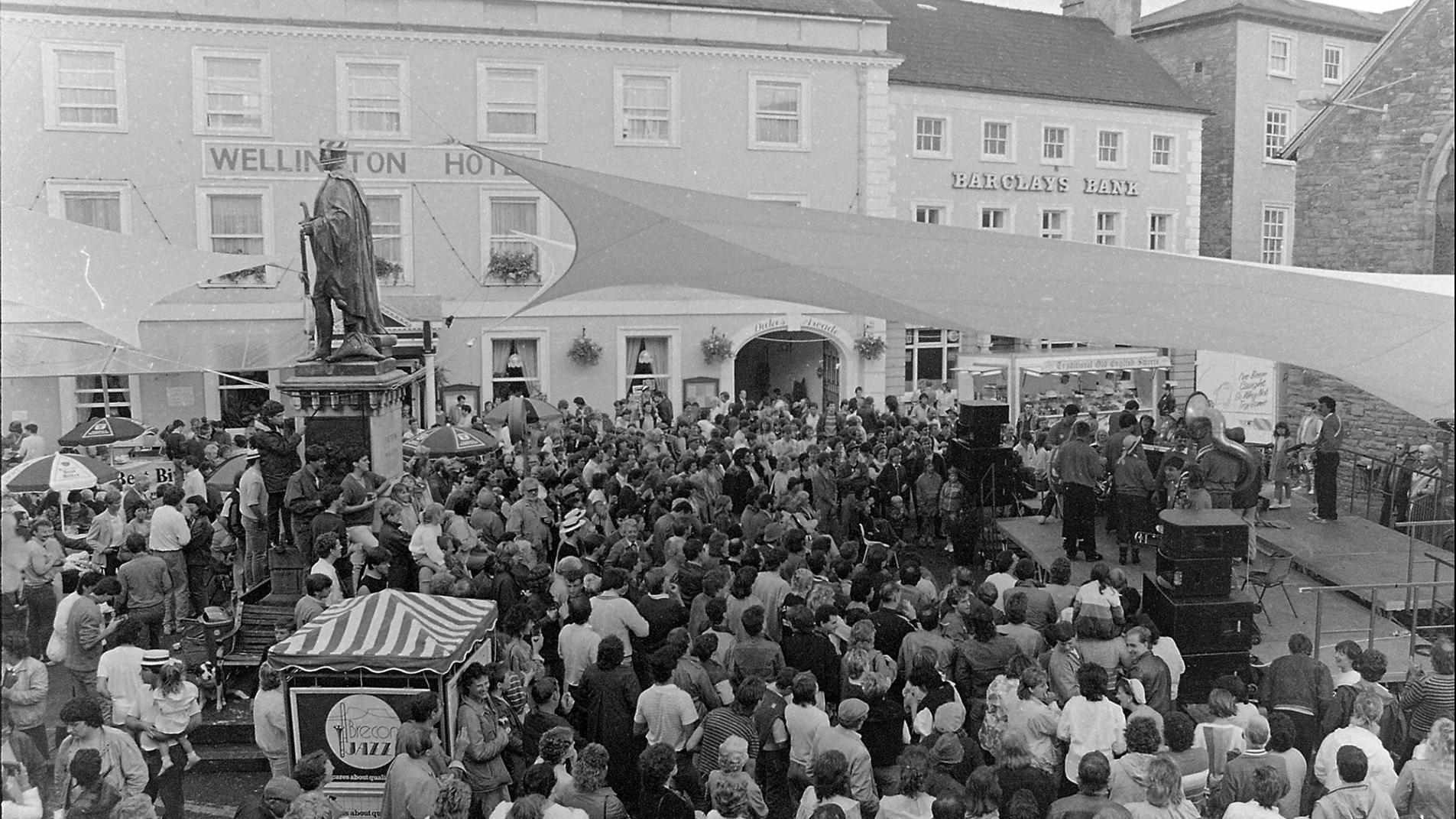 Opening celebration of Brecon Jazz Festival 