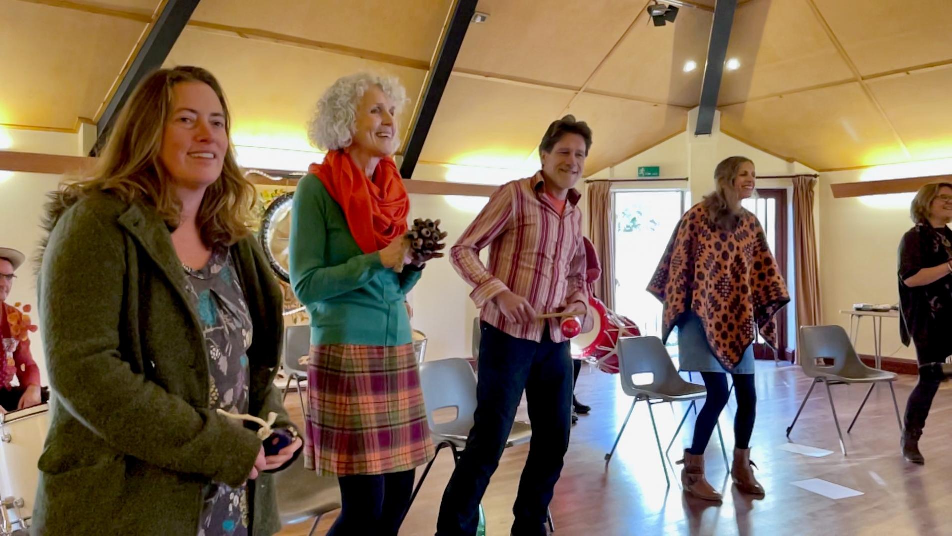 Brecon singers have created a drumming version of Enough is Enough for COP26