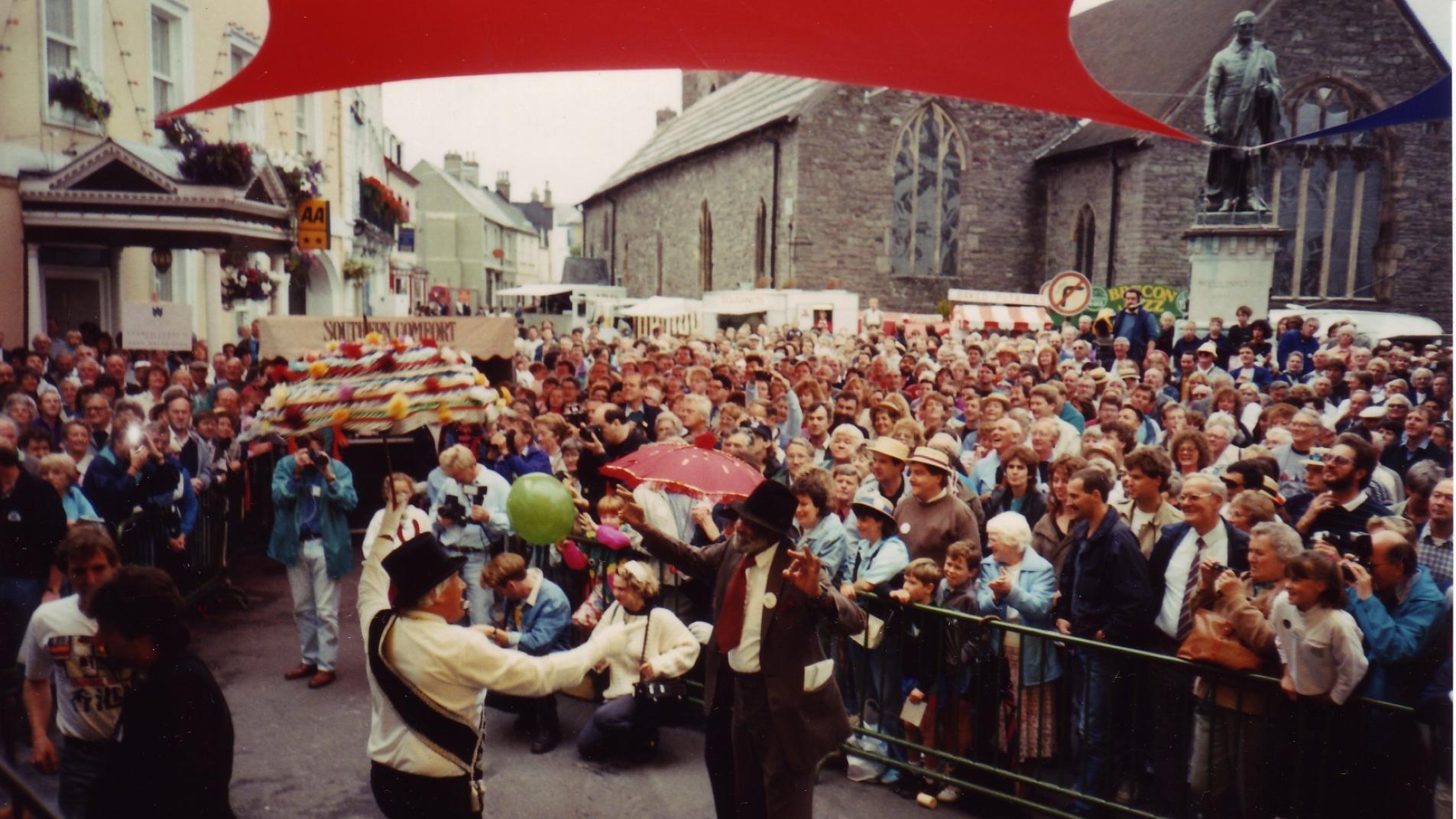 Brecon Jazz street scene