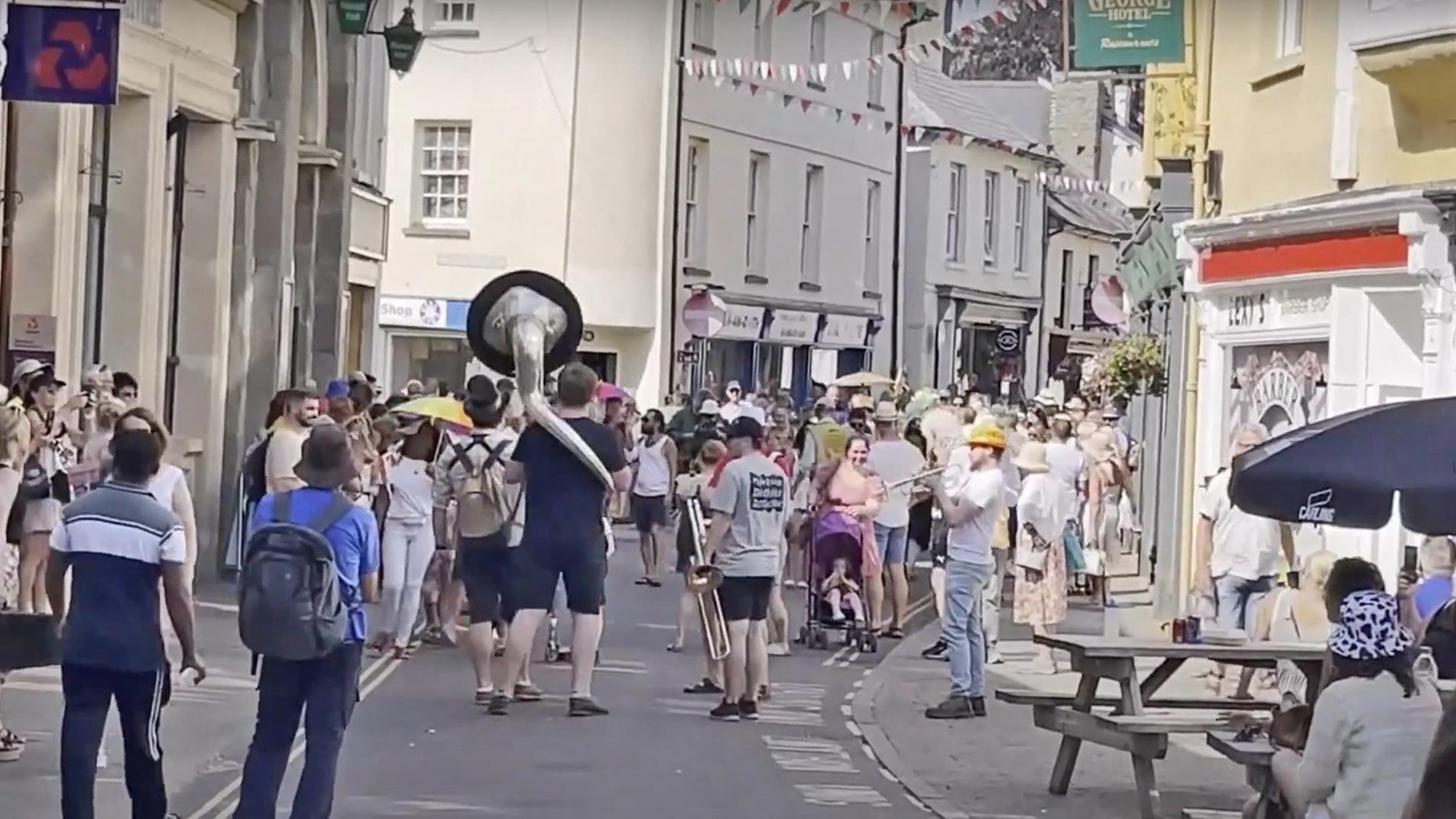 Brecon Frazz Parade at Brecon Jazz 2022