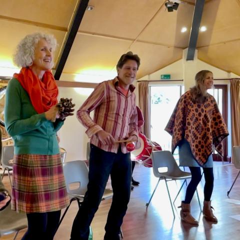 Brecon singers have created a drumming version of Enough is Enough for COP26